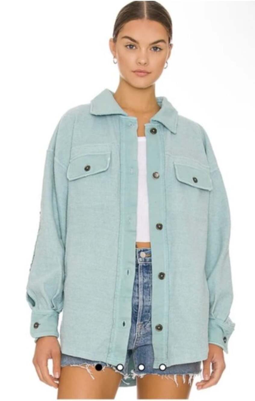Free People Ruby Oversized Shirt Jacket